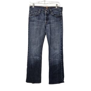 7 For All Mankind Indigo Boot Cut Jeans